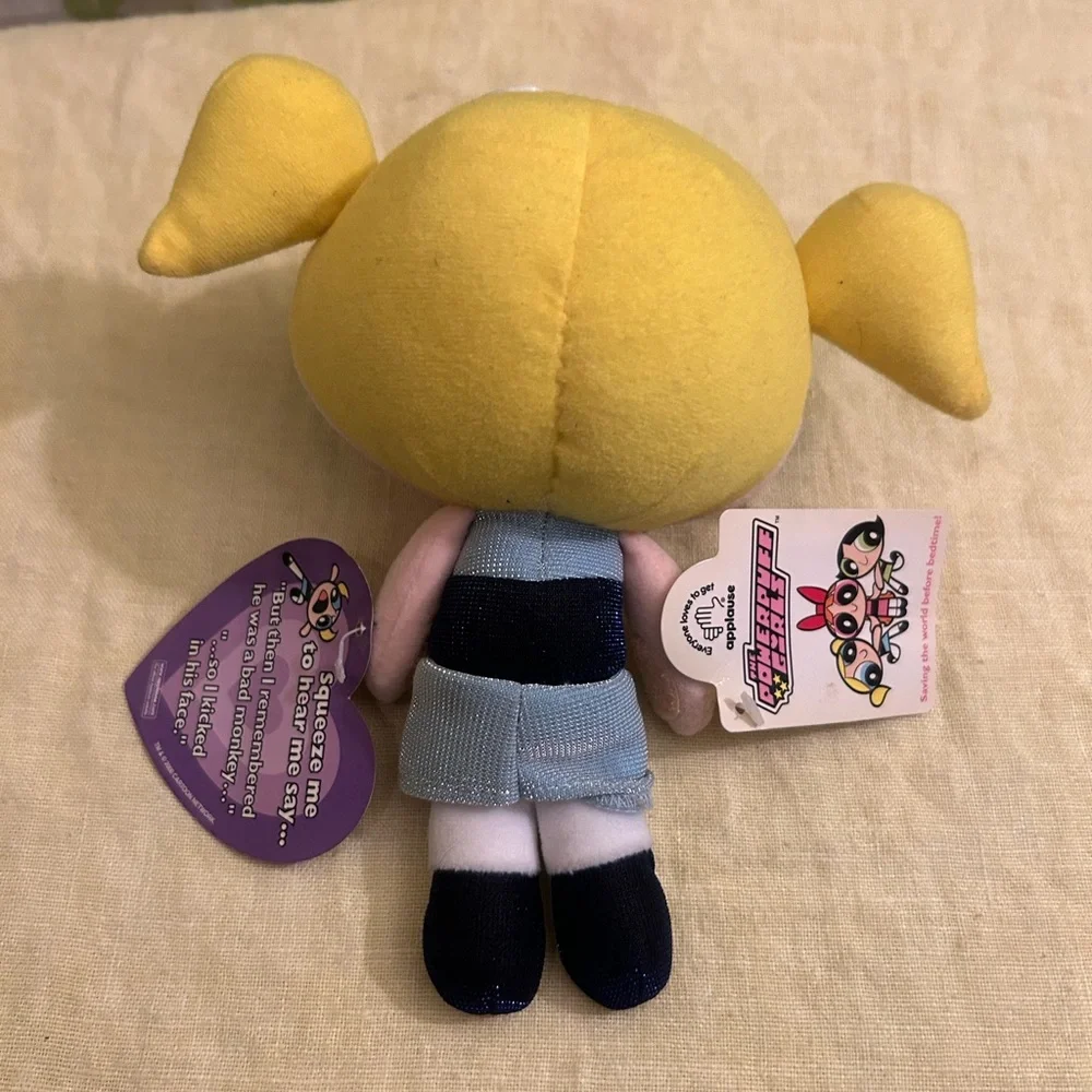 Vtg Powerpuff Girls BUBBLES PLUSH  NWT - Picture 2 of 4